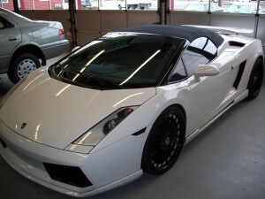 Lamborghini in for Service