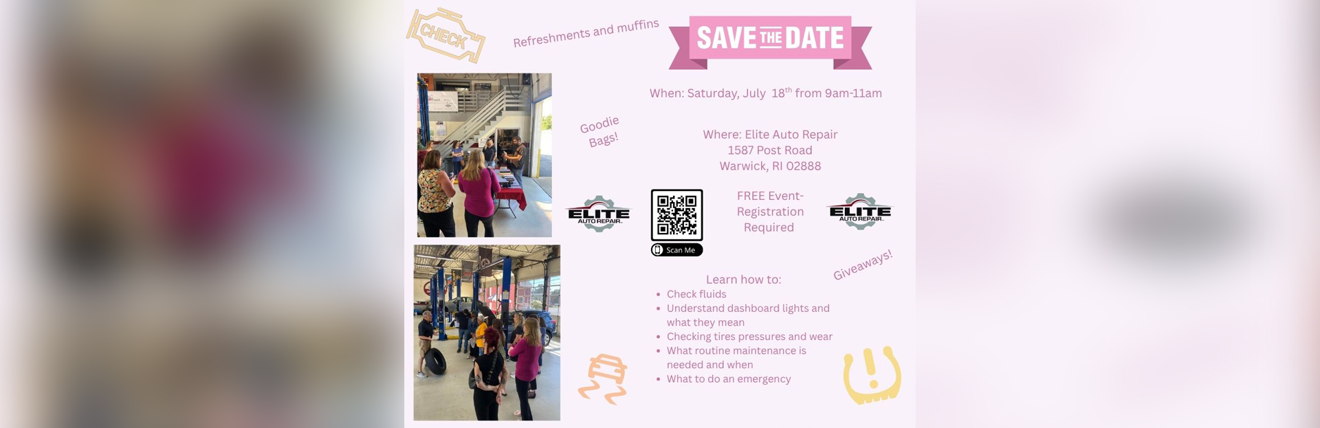 Save the Date July 18th | Elite Auto Repair
