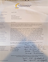 MLK 401 Gives Letter